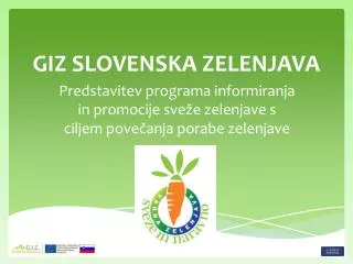 giz slovenska zelenjava