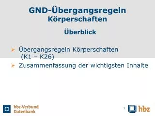 gnd bergangsregeln k rperschaften