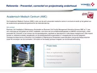 referentie preventief correctief en projectmatig onderhoud