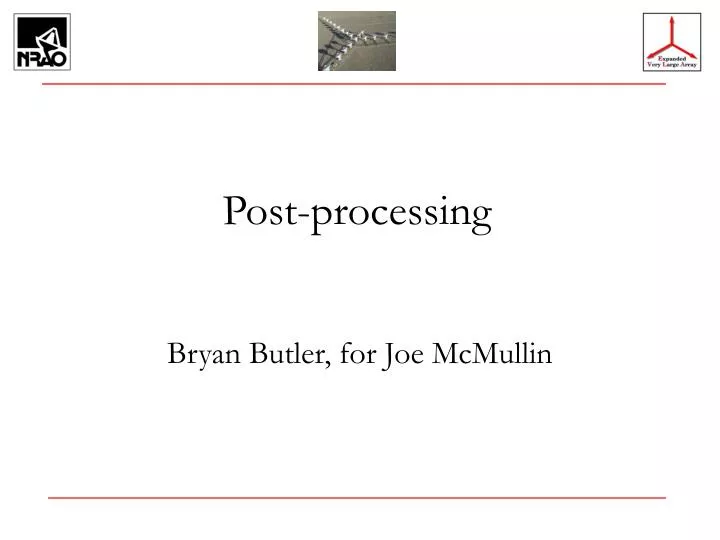 post processing