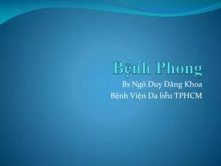 b nh phong