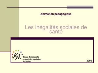 animation p dagogique les in galit s sociales de sant