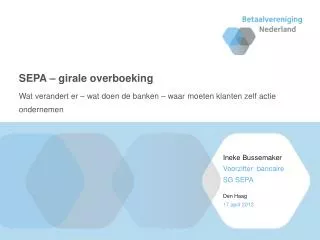sepa girale overboeking