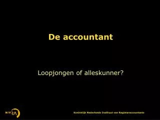 de accountant