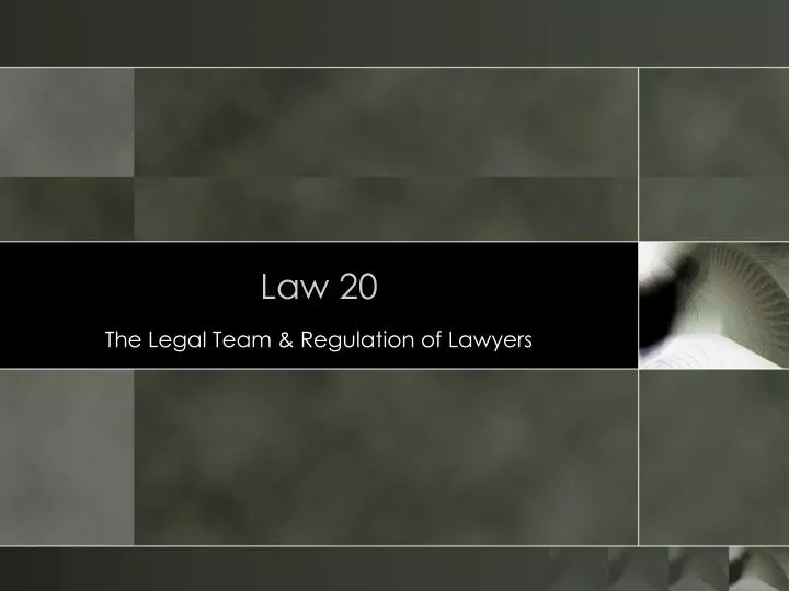law 20