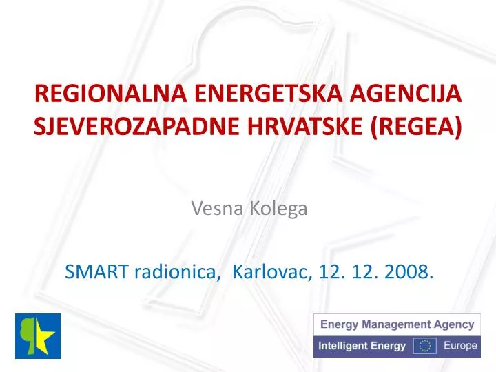 regionalna energetska agencija sjeverozapadne hrvatske regea