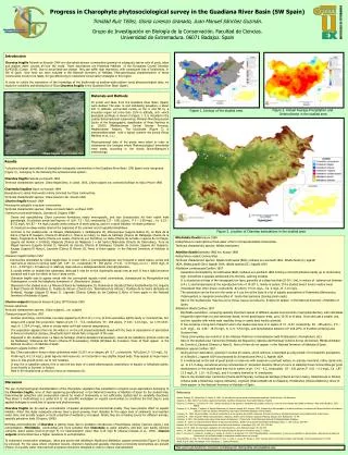 Progress in Charophyte phytosociological survey in the Guadiana River Basin (SW Spain)