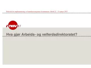 nettverk for implementering av barnekonvensjonen i kommunene bod 22 23 januar 2013