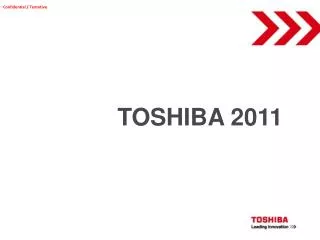 TOSHIBA 2011