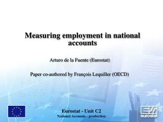 Measuring employment in national accounts