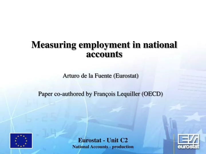 measuring employment in national accounts