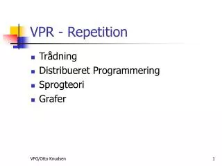 vpr repetition