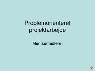 problemorienteret projektarbejde
