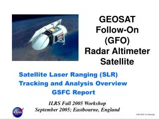 GEOSAT Follow-On (GFO) Radar Altimeter Satellite