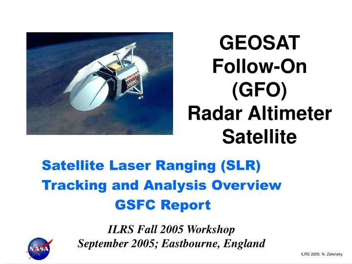 geosat follow on gfo radar altimeter satellite