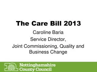 The Care Bill 2013