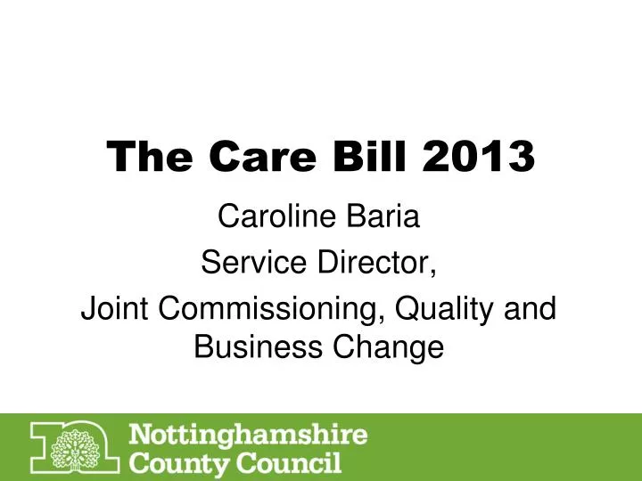 the care bill 2013