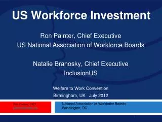 US Workforce Investment