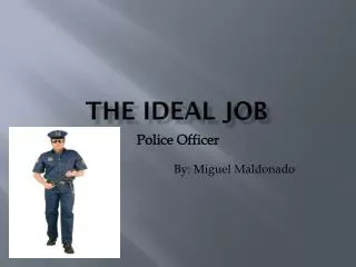 The Ideal Job