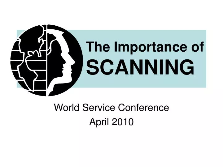 the importance of scanning