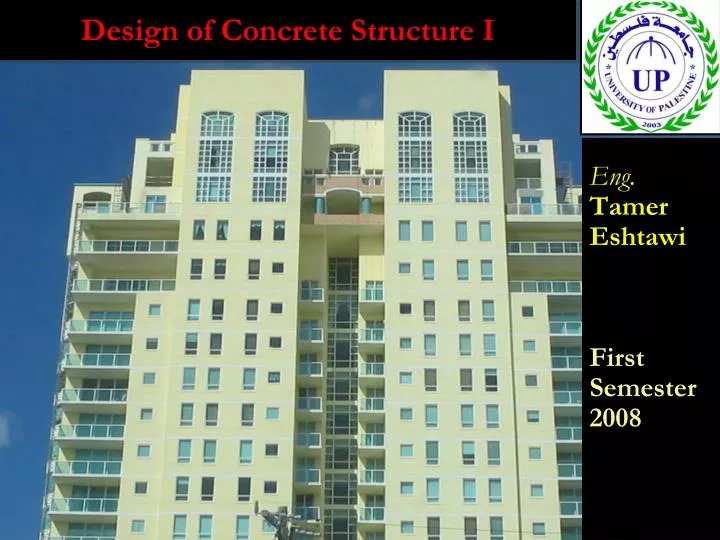 design of concrete structure i