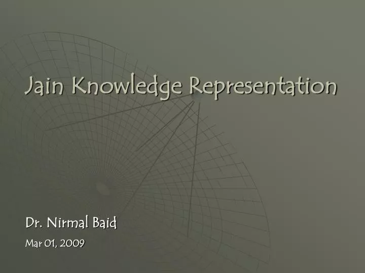 jain knowledge representation dr nirmal baid mar 01 2009