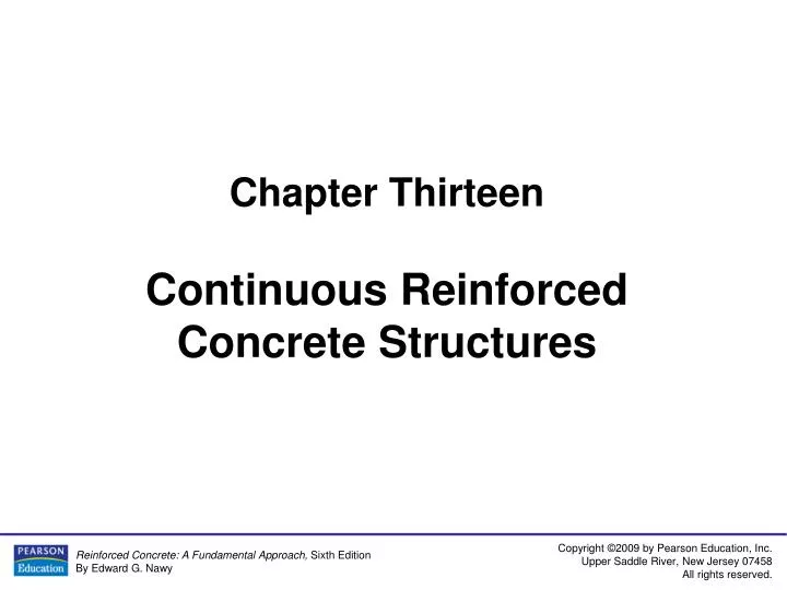 chapter thirteen continuous reinforced concrete structures