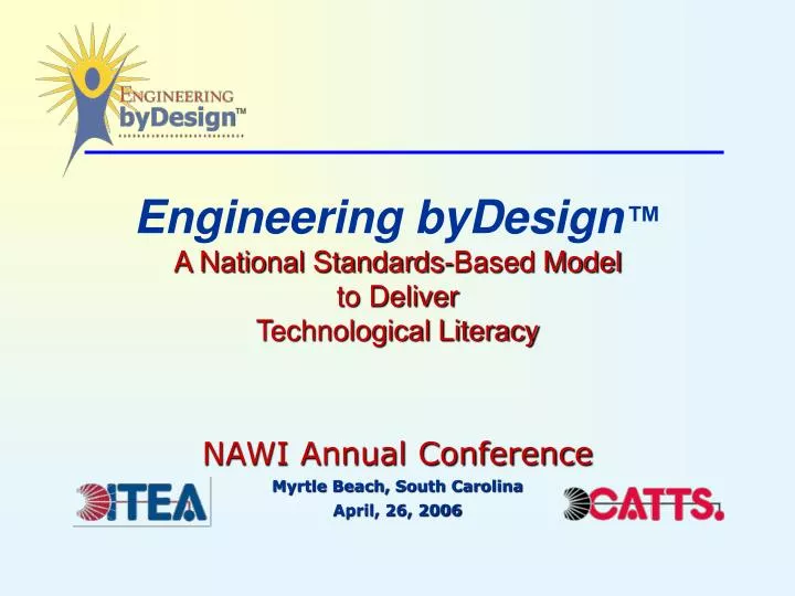 engineering bydesign a national standards based model to deliver technological literacy