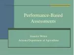 Performance-Based Assessments - slide 1