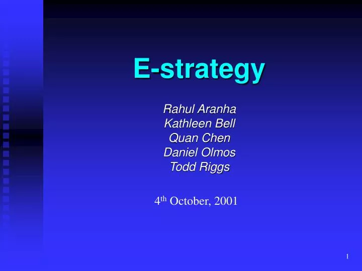 e strategy
