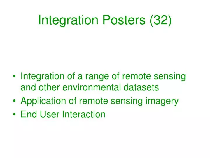 integration posters 32