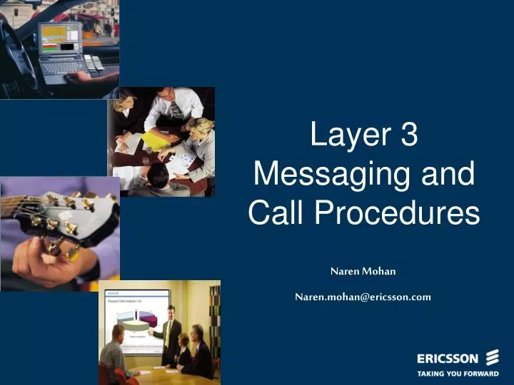 layer 3 messaging and call procedures
