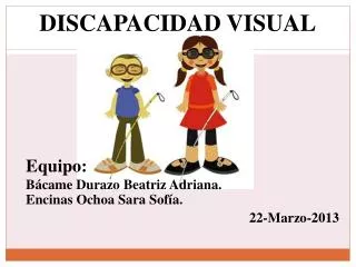discapacidad visual