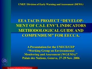 UNEP / Division of Early Warning and Assessment (DEWA)