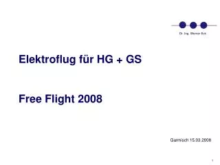 elektroflug f r hg gs free flight 2008