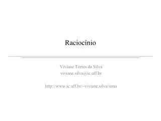 racioc nio