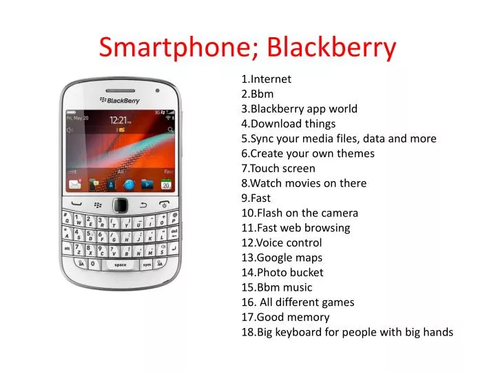 smartphone blackberry