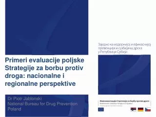 Primeri evaluacije poljske Strategije za borbu protiv droga: nacionalne i regionalne perspektive