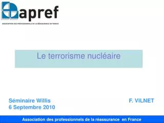 le terrorisme nucl aire