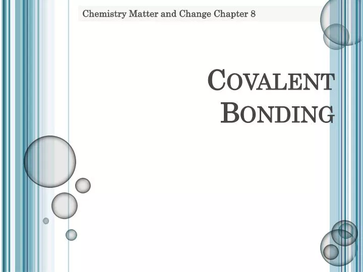 chemistry matter and change chapter 8