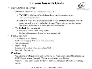Taiwan towards Grids