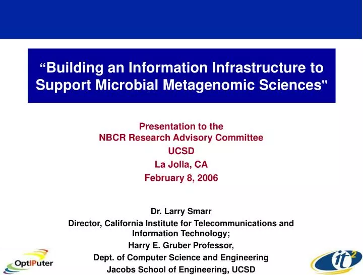 building an information infrastructure to support microbial metagenomic sciences