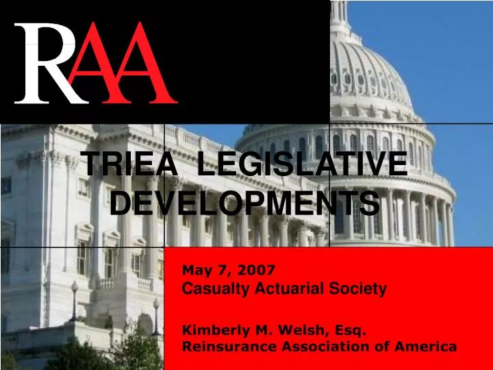 triea legislative developments