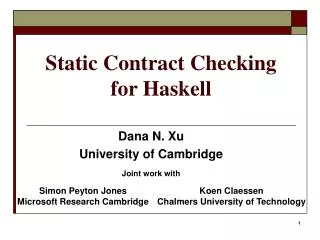 Static Contract Checking for Haskell