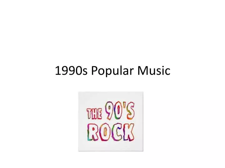 1990s popular music