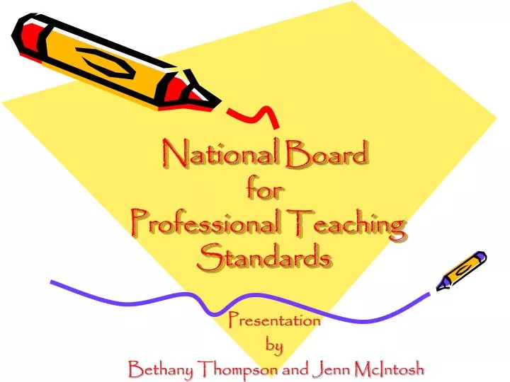 national board for professional teaching standards