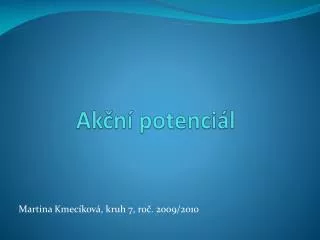 ak n potenci l