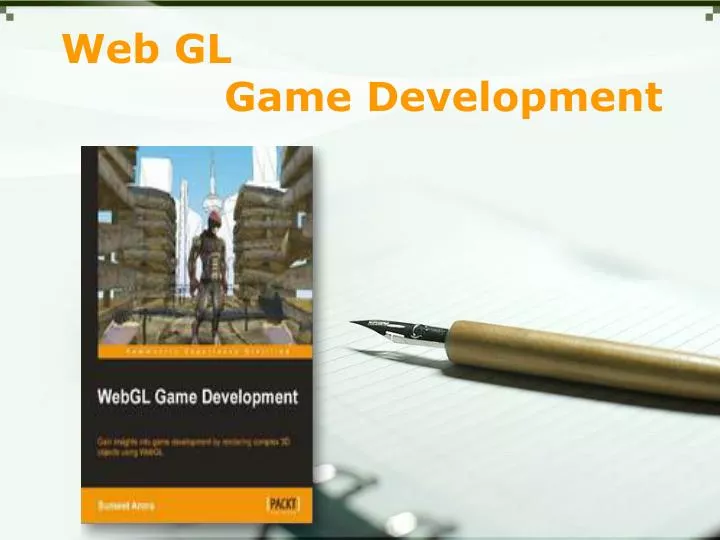 web gl game development