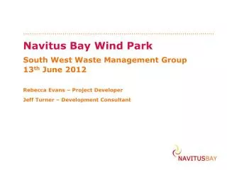Navitus Bay Wind Park