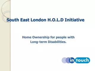 South East London H.O.L.D Initiative